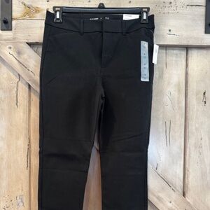 OLD NAVY BLACK HIGH RISE ANKLE PIXIE PANT SIZE 8